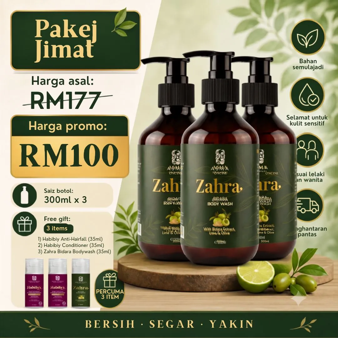 3 Botol Bodywash
